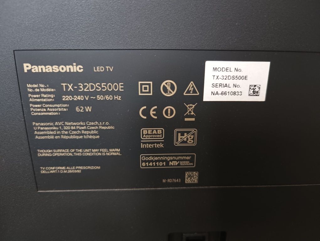 Tv Panasonic TX 32ds500e