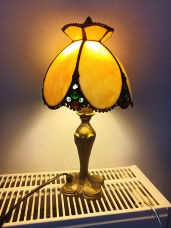 Ręcznie wykonana lampka witrażowa,"Tiffany"
