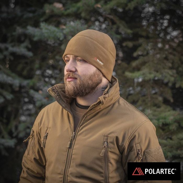 M-TAC Шапка watch cap фліс LIGHT POLARTEC олива/койот