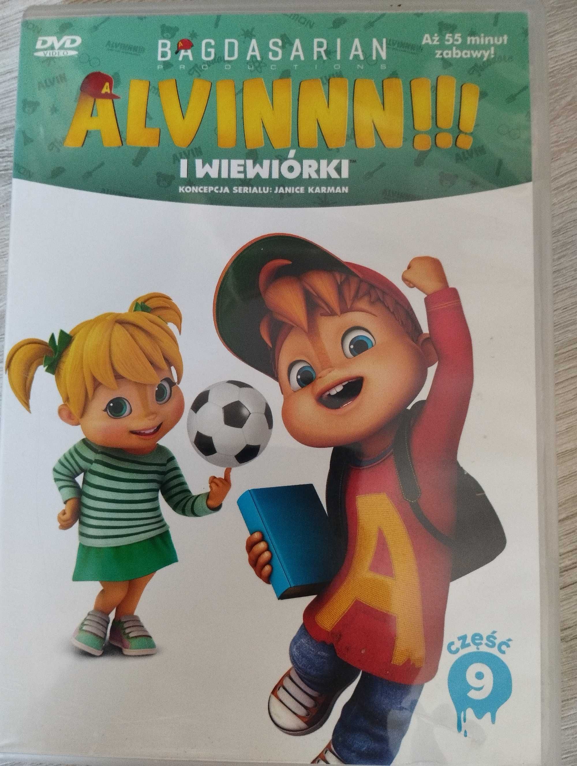 Płyta z filmem DVD Alvin i wiewiórki
