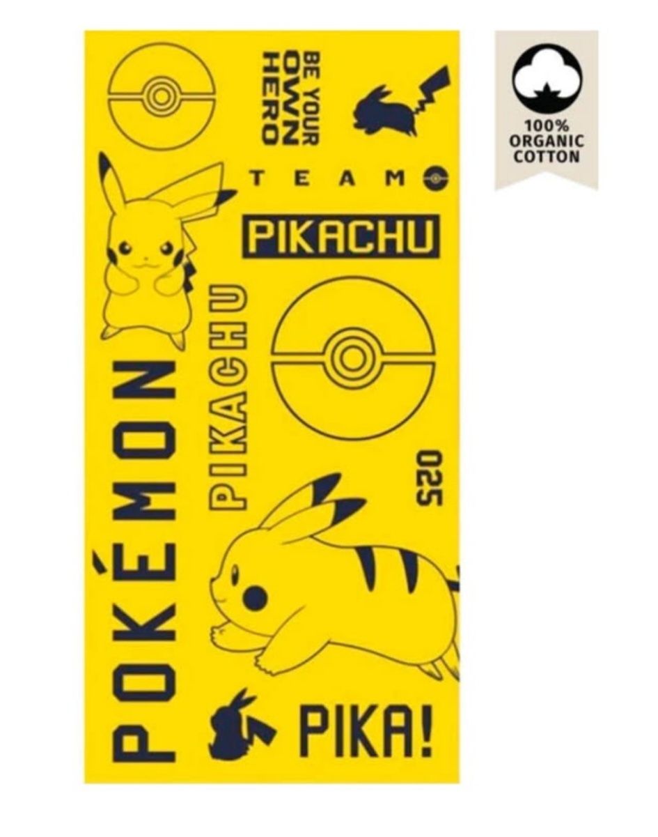 Śliczny miękki ręcznik świetnej jakości kompielowy/plażowy Pokemon Pik