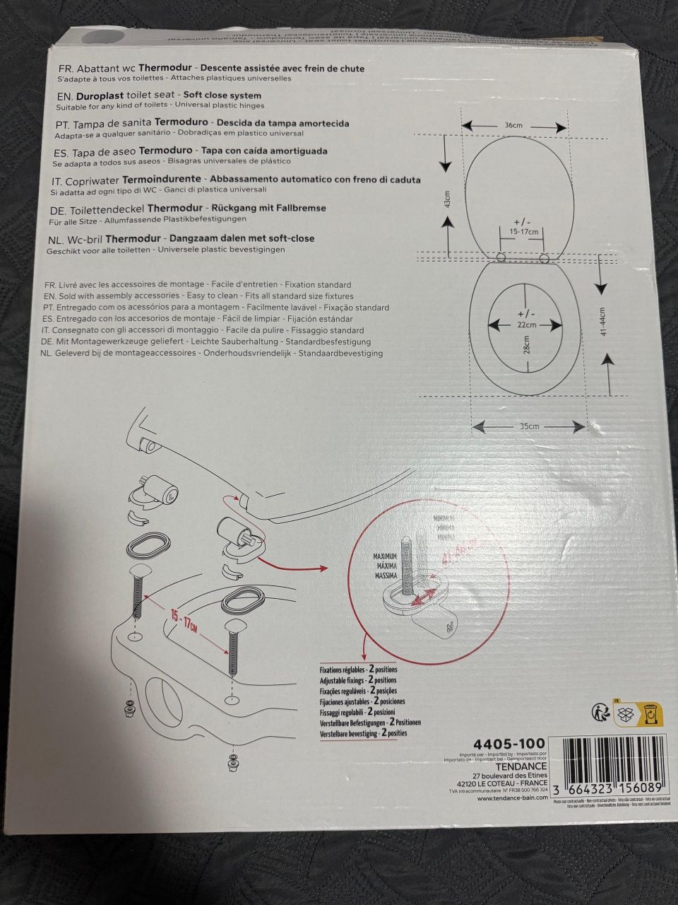 Tampa WC, soft close system