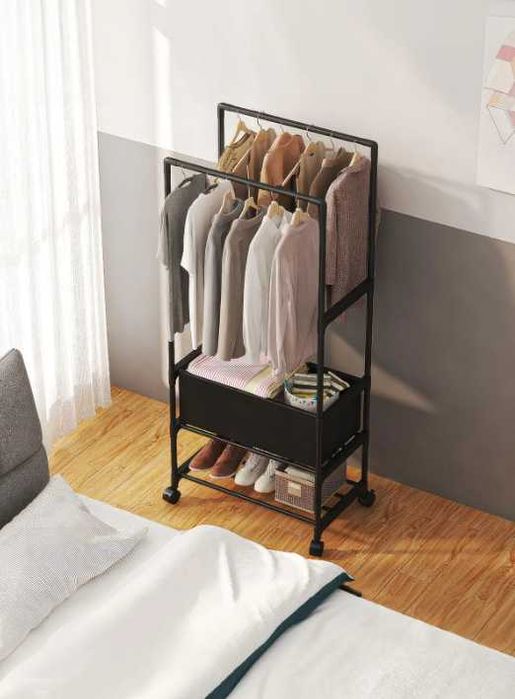 Вішалка Стійка для одягу підлогова Стелаж Вешалка для одежды