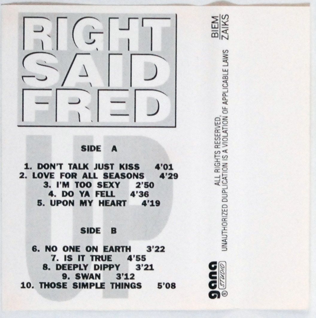 Right Said Fred - Up (kaseta) BDB