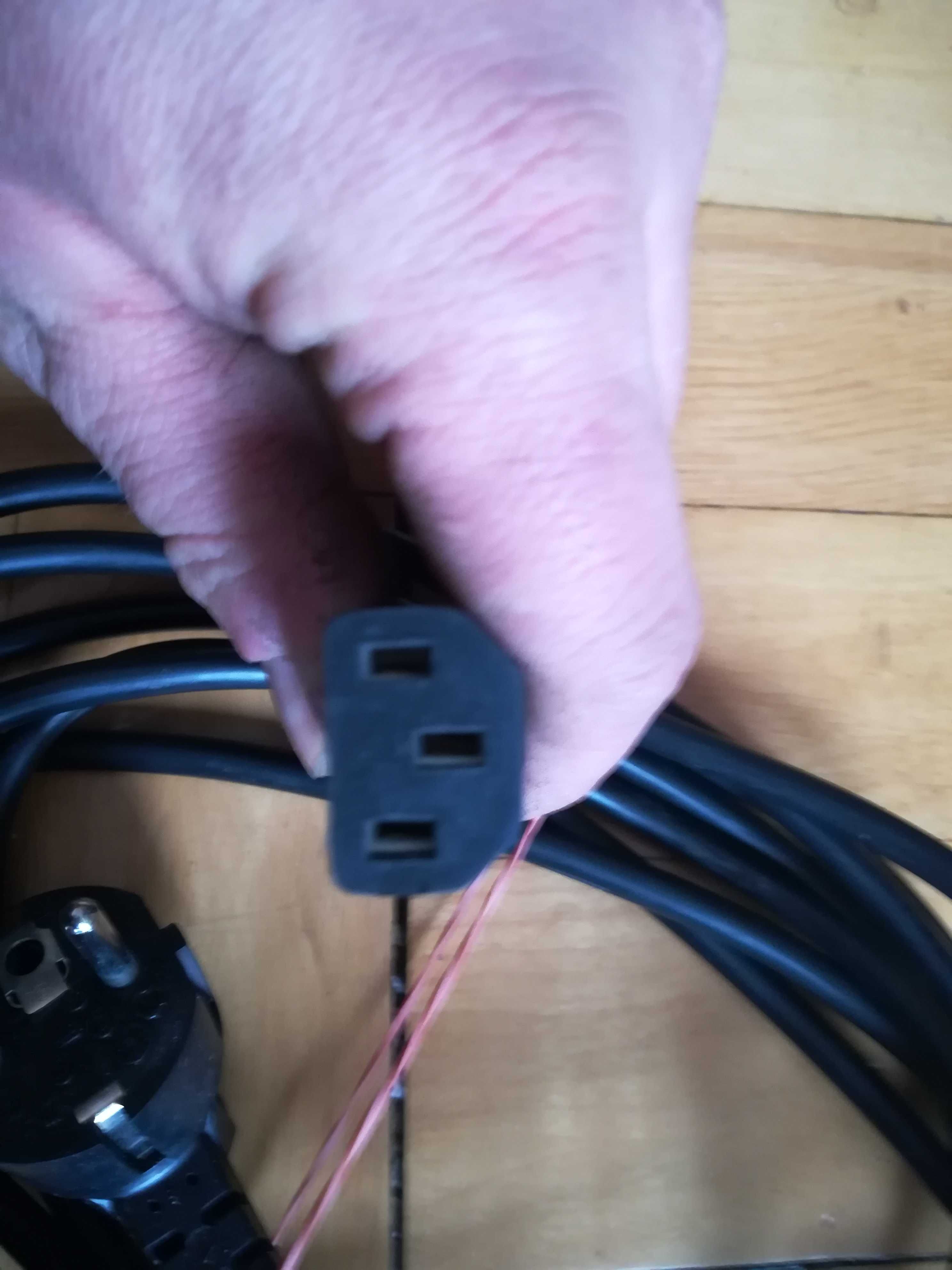 Kabel 3,6m zasilający do komputera monitora projektora drukarki UPS