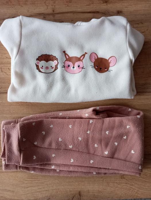 Dres ciepły spodnie i bluza