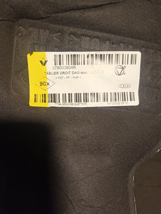 Osłona termiczna Renault Arkana/Dacia Sandero III 2023