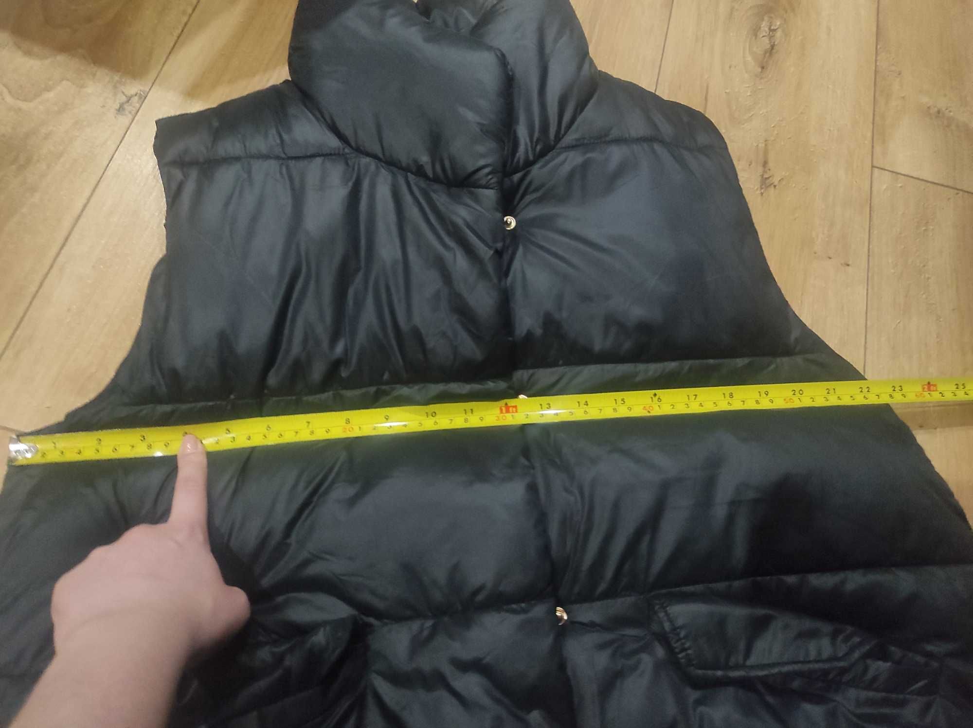Kamizelka ocieplacz Sinsay M L XL oversize czarna nowa