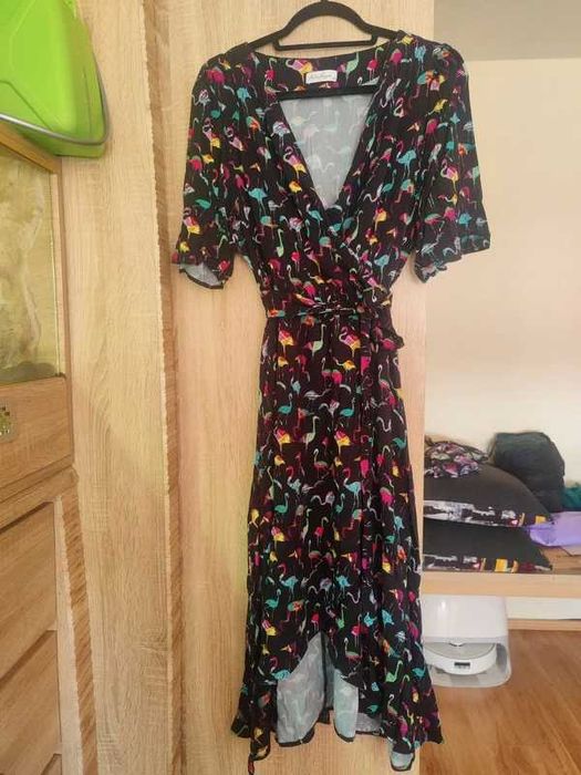 Sukienka Scarlet Karolina Garczyńska 46/48 Flamingi + bransoletka