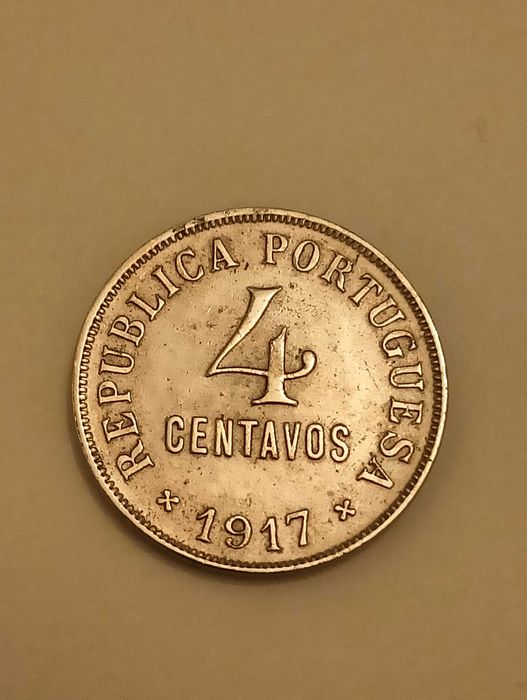 Lote de 2 moedas de 4 centavos