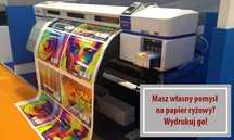 Własny wydruk na papierze ryżowym do decoupage papier ryżowy A4