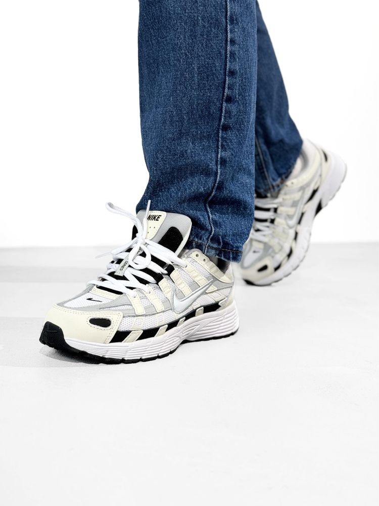Кросівки Чоловічі Nike P6000 White Black Топ Premium