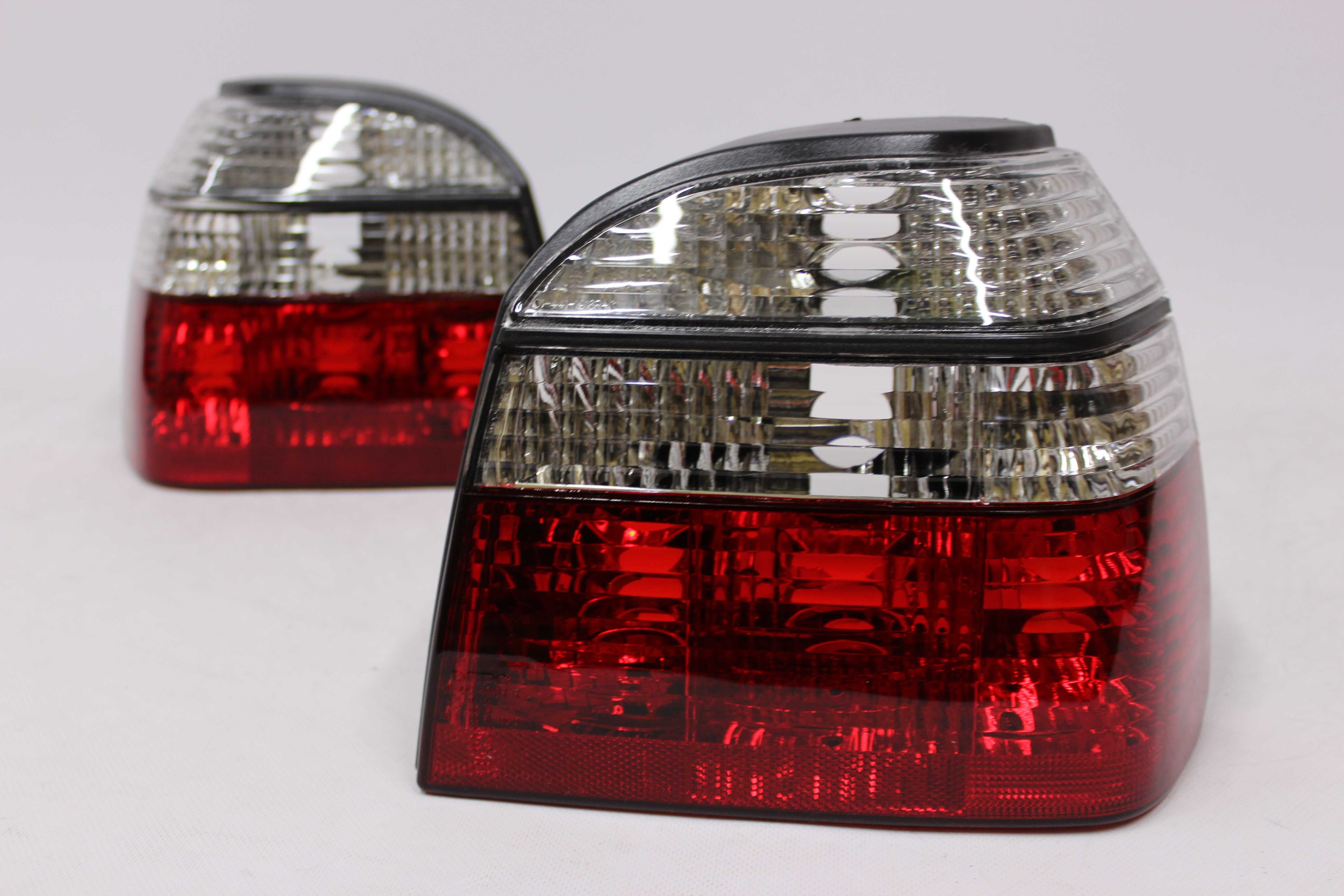 Lampy światła tył tylne VW GOLF 3 III 91-97 RED Clear Tuning NOWE!