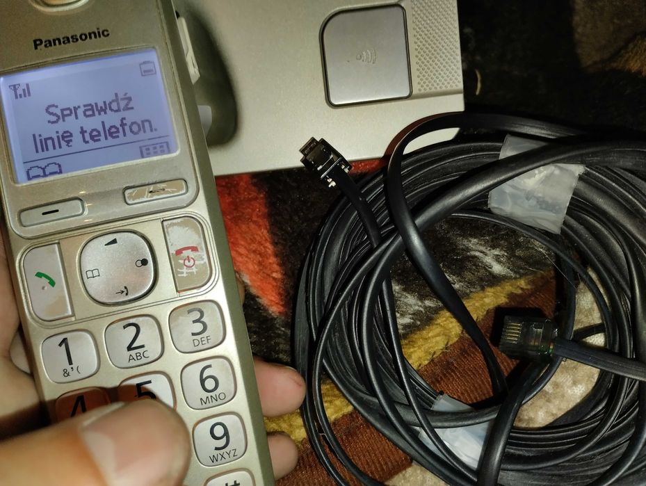 telefon bezprzewodowy PANASONIC KX-TGE210PD