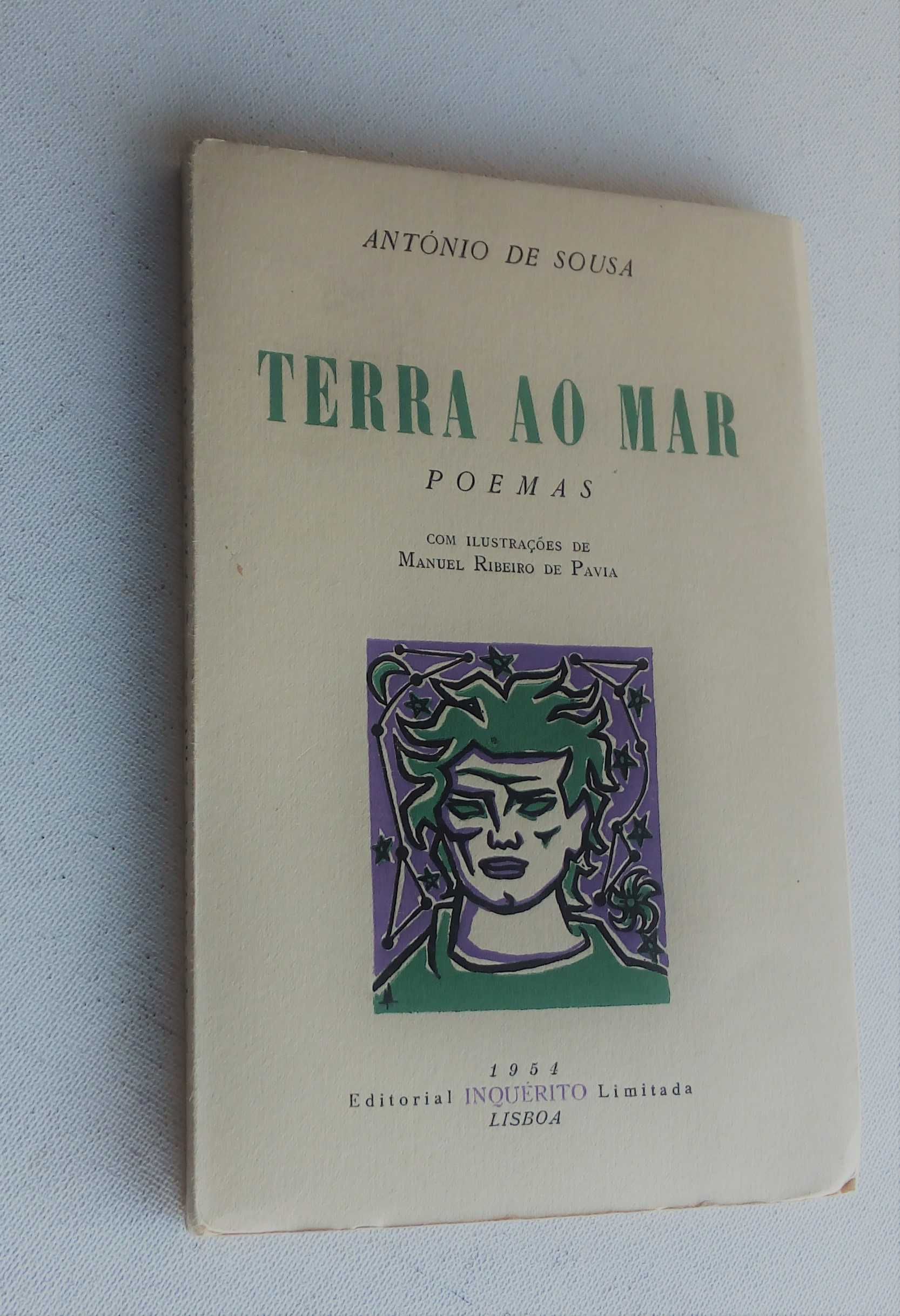 terra ao mar poemas / antonio de sousa 1.ª edição