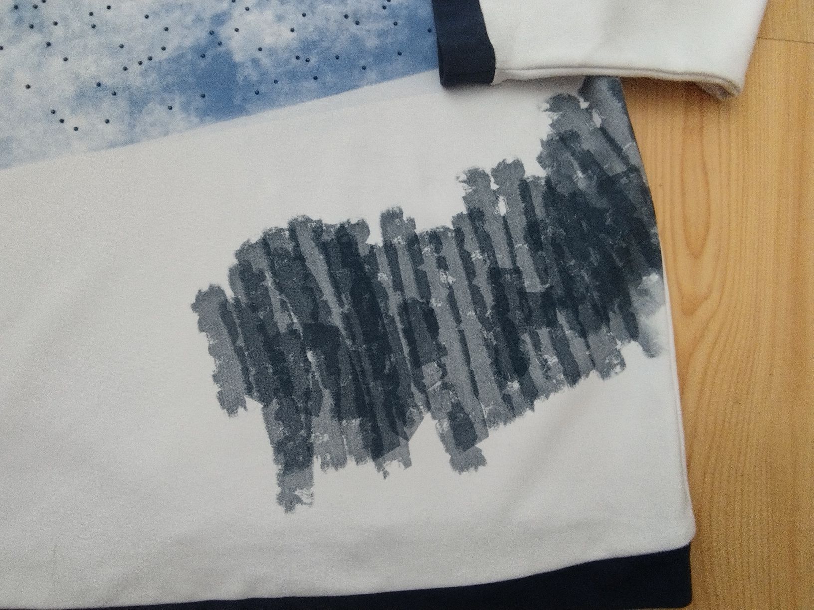 Unikatowa bluza ze stójką one size