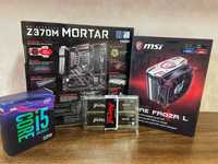 Intel Core i5-9600k + 32gb ОЗП+ MSI Mortar Z370M