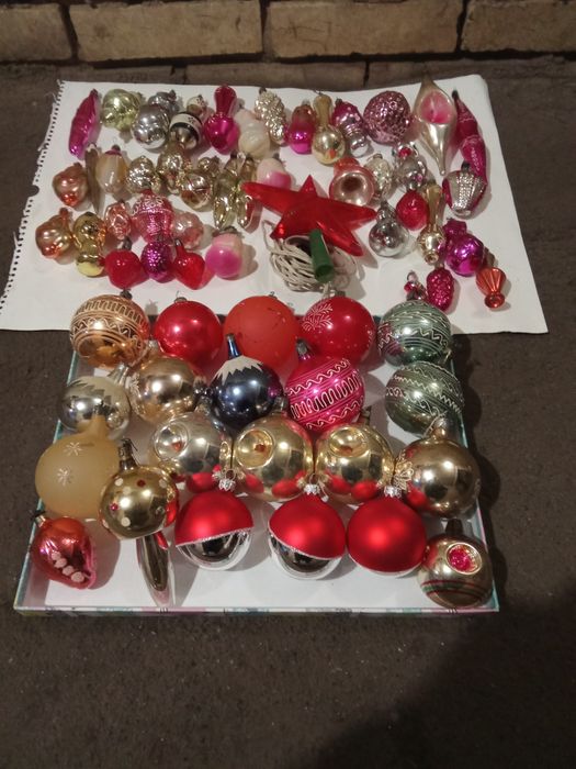 Новогодние ёлочные игрушки СССР