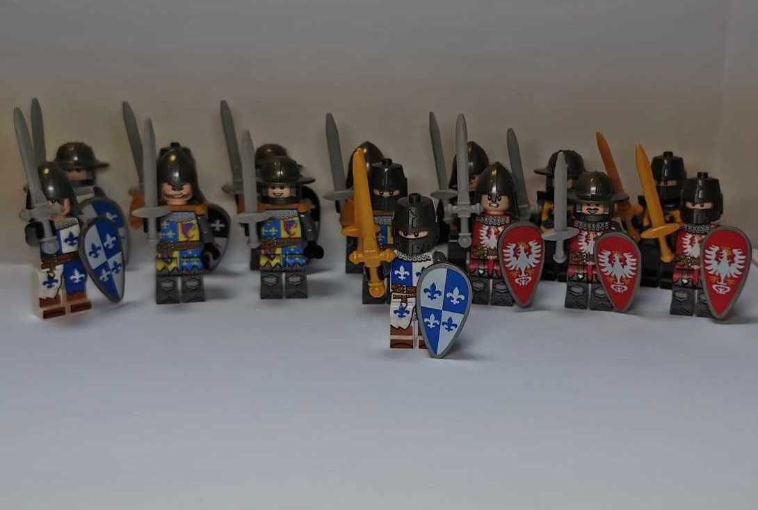 Minifigurki Rycerze Klocki Knights Castle Kingdoms Medieval Figurki