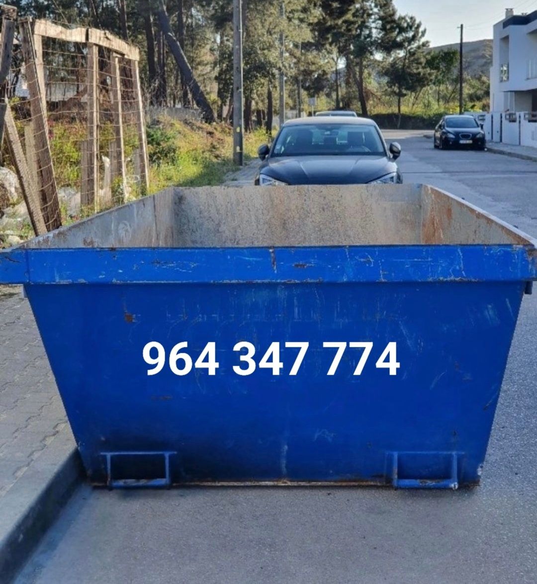 ALMADA SEIXAL e SESIMBRA contentores p/recolha e transporte de entulho