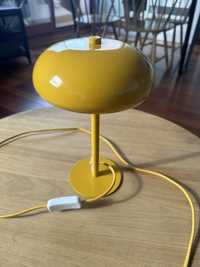 Lampa lampka Zara Home żółta musztardowa biurowa nocna hm