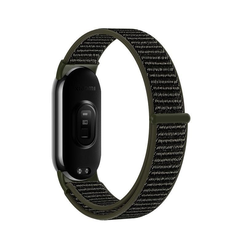 tech-protect nylon xiaomi smart band 8 / 8 nfc army green
