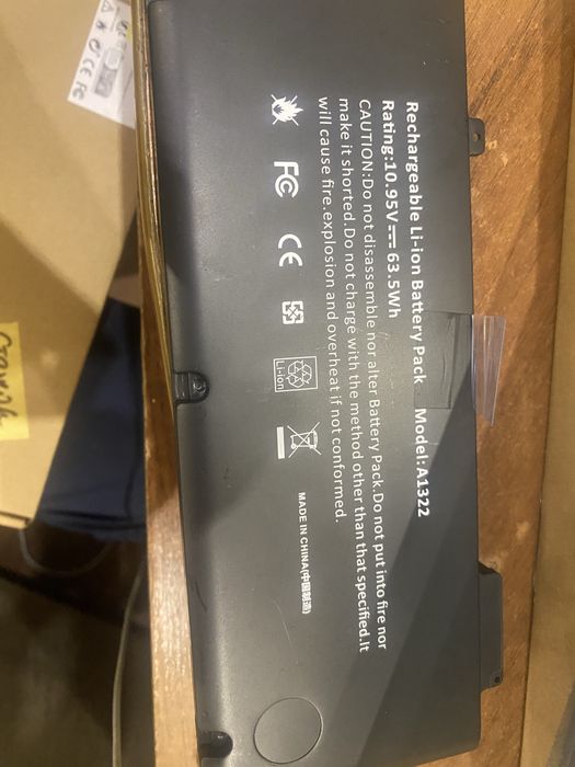 акумулятор для ноутбука Apple MacBook Pro 13 дюймів