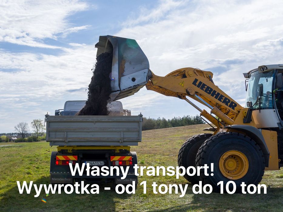 CZARNOZIEM, ZIEMIA OGRODOWA. Własna produkcja i transport!