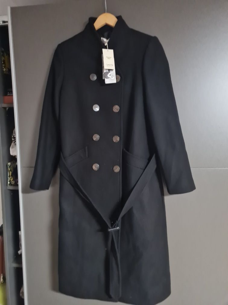 Piękny płaszcz Mango ze stójką nowy rozmiar M