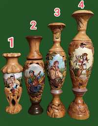 Продам Деревянные  декоративние вази