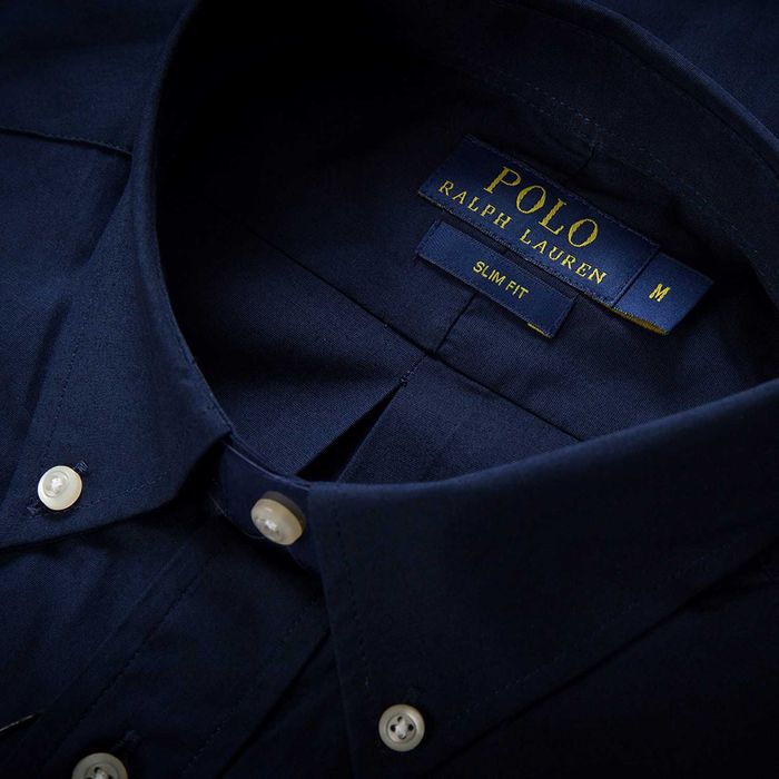 Koszula męska POLO Ralph Lauren Slim Fit M-XXL granatowa premium