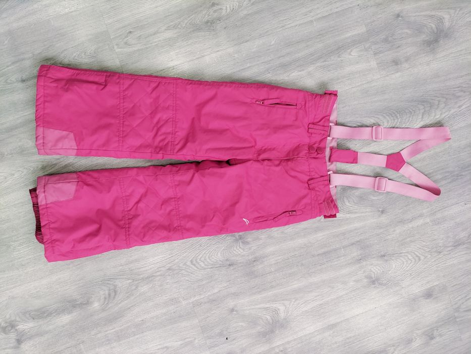 Różowe spodnie narciarskie 116cm