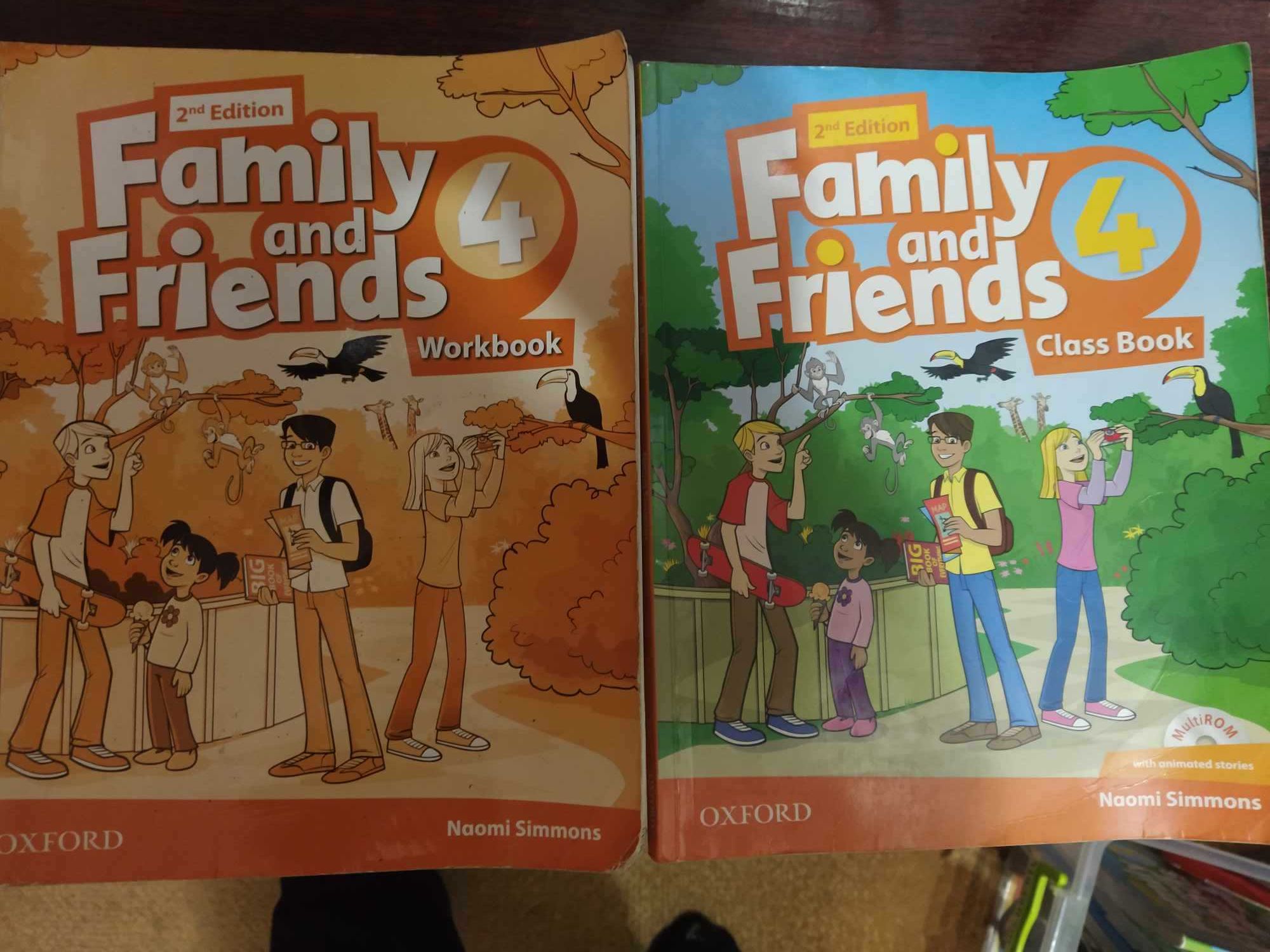 Family and friends Oxford 1, 2, 3 і 4 частини книга+зошит (комплекти)