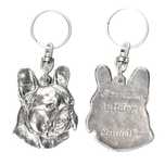 Buldog francuski I brelok do kluczy posrebrzany Art-Dog