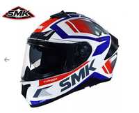 Capacete de motociclista de rosto inteiro SMK Helmet. Tamanho. M