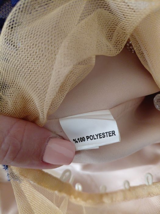 Сукня випускна синя