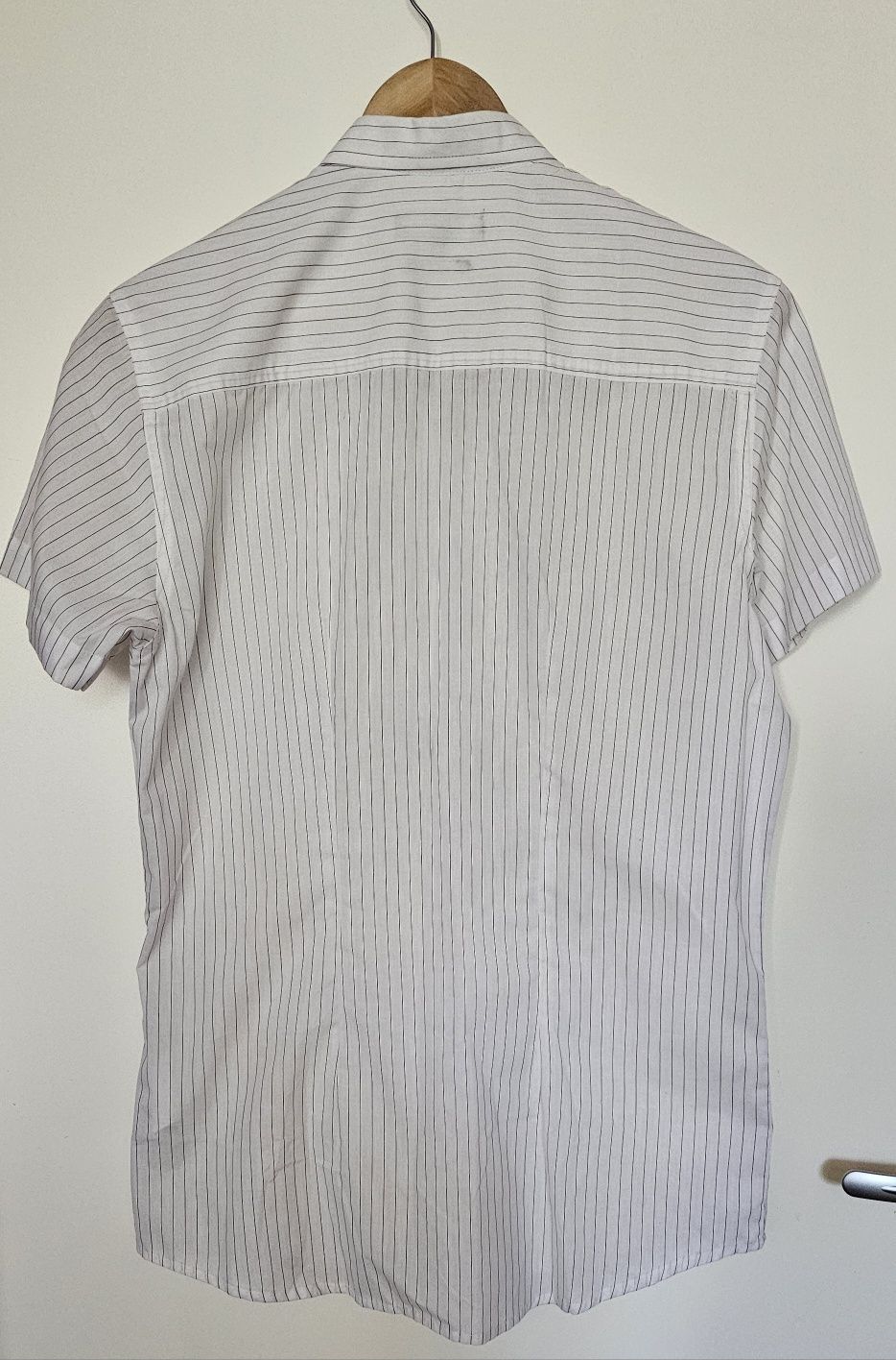 Nowa koszula slim Fit biała prązek M, SMOG