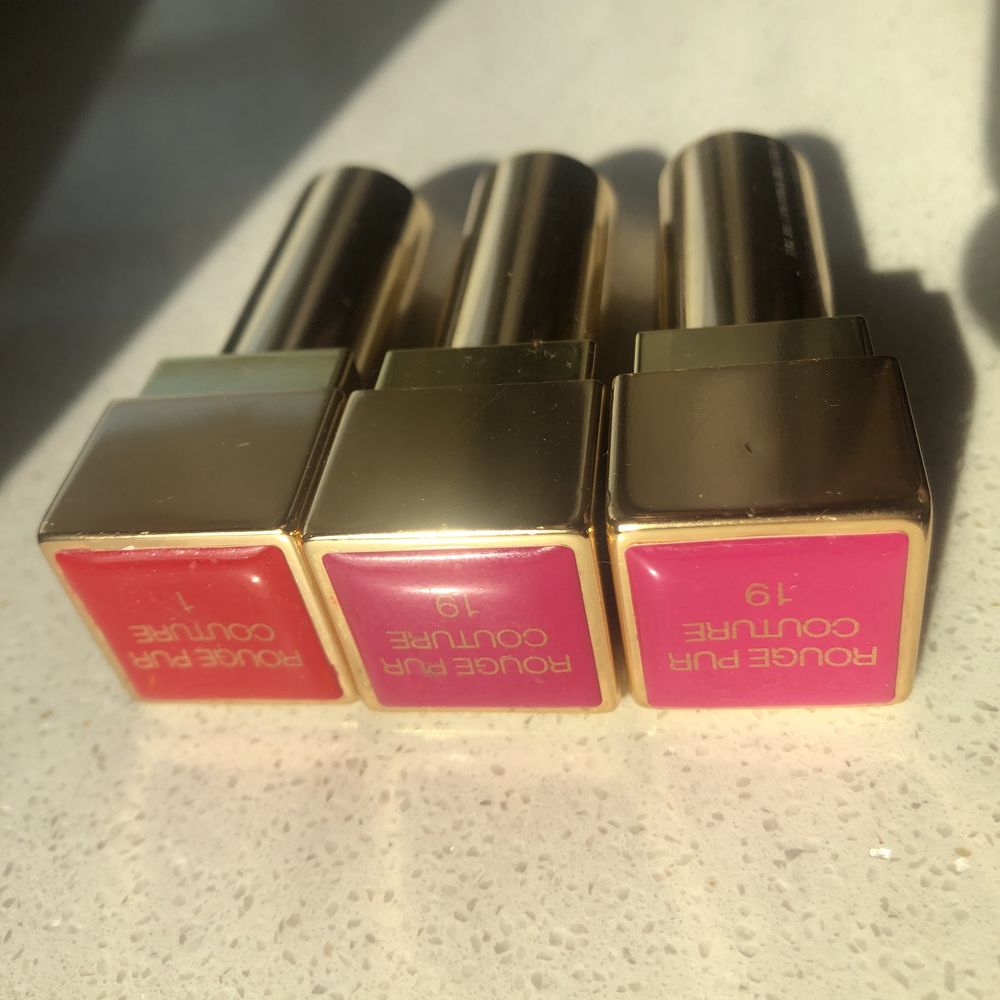 YSL rouge pur couture 19 , 1 szmina pomadka rozowa fuksja