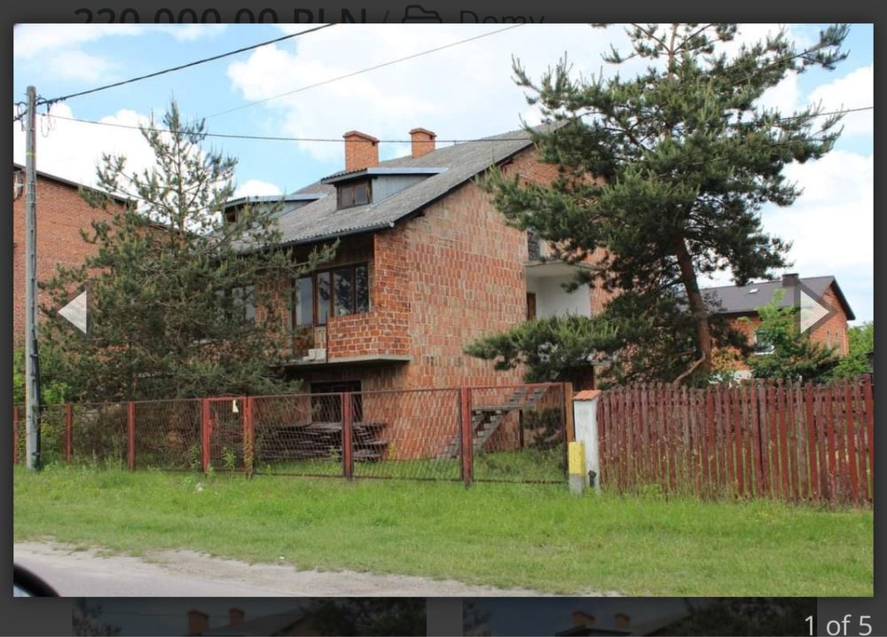 Dom wolnostojący na działce 6 arów Zaklików