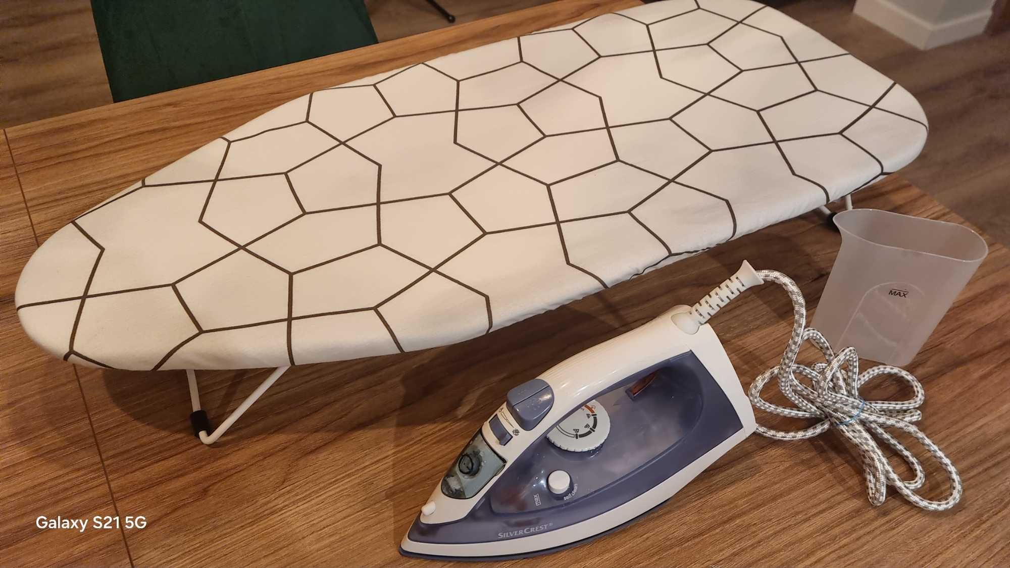 Zestaw żelazko SILVERCREST i deska IKEA do prasowania
