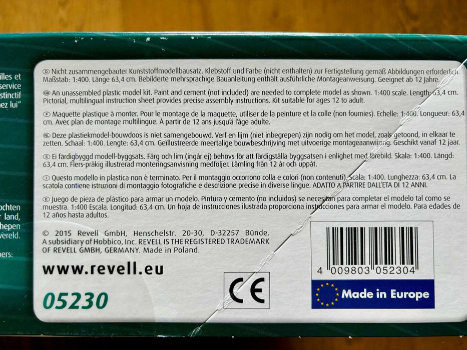 NOWY model statku Revell AIDA Cruiser Ship 05230 (skala 1:400)