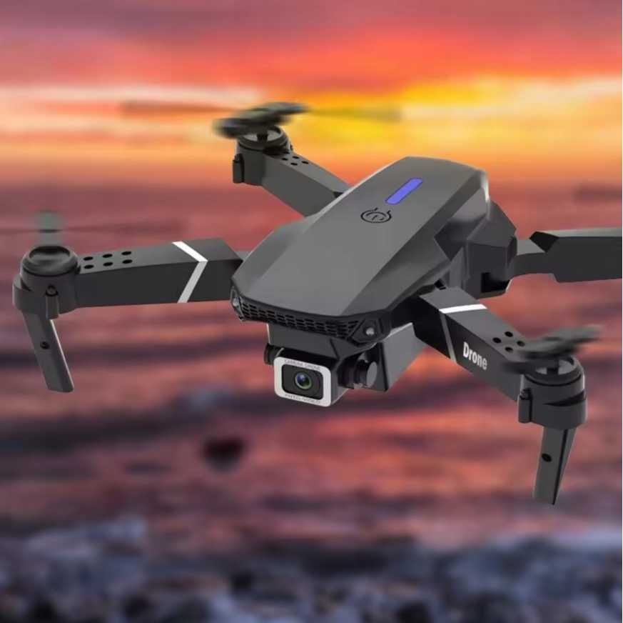 E100 PRO Dron 2 Kamery HD Zawis 350m + Baterie - (Wyprzedaż)