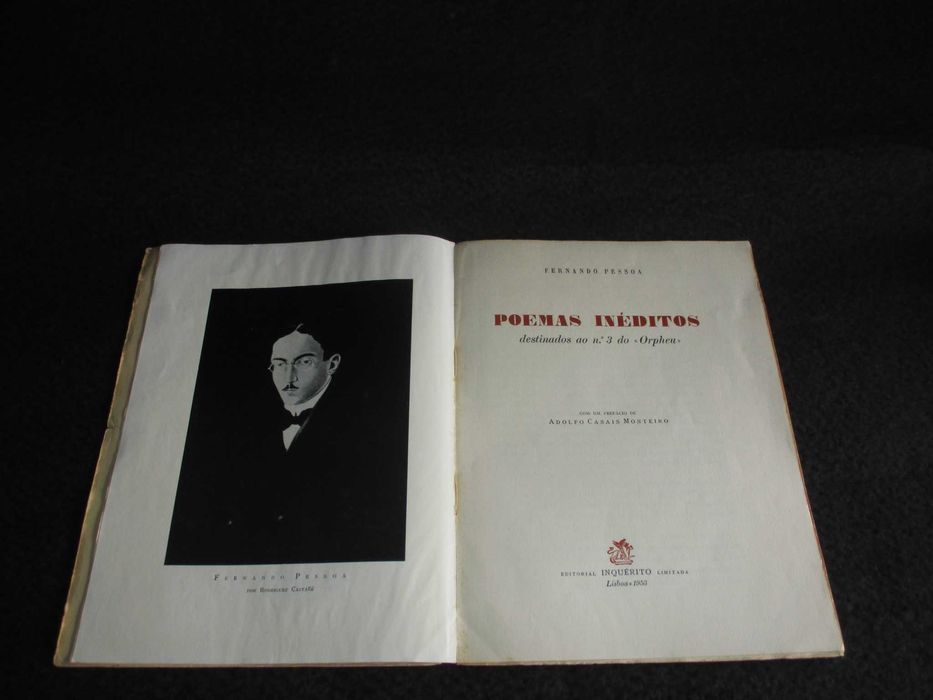Livro Poemas Inéditos destinados ao nº 3 do Orpheu Fernando Pessoa