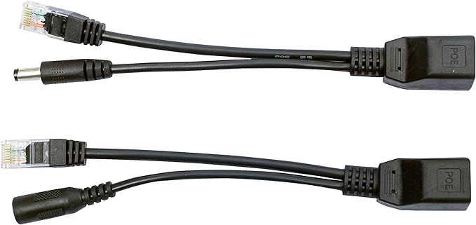 geeekpi 5 par pasywnego zasilacza ethernet rj45 poe