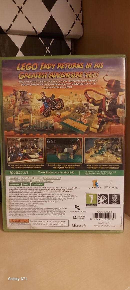 Indiana Jones 2 Xbox 360