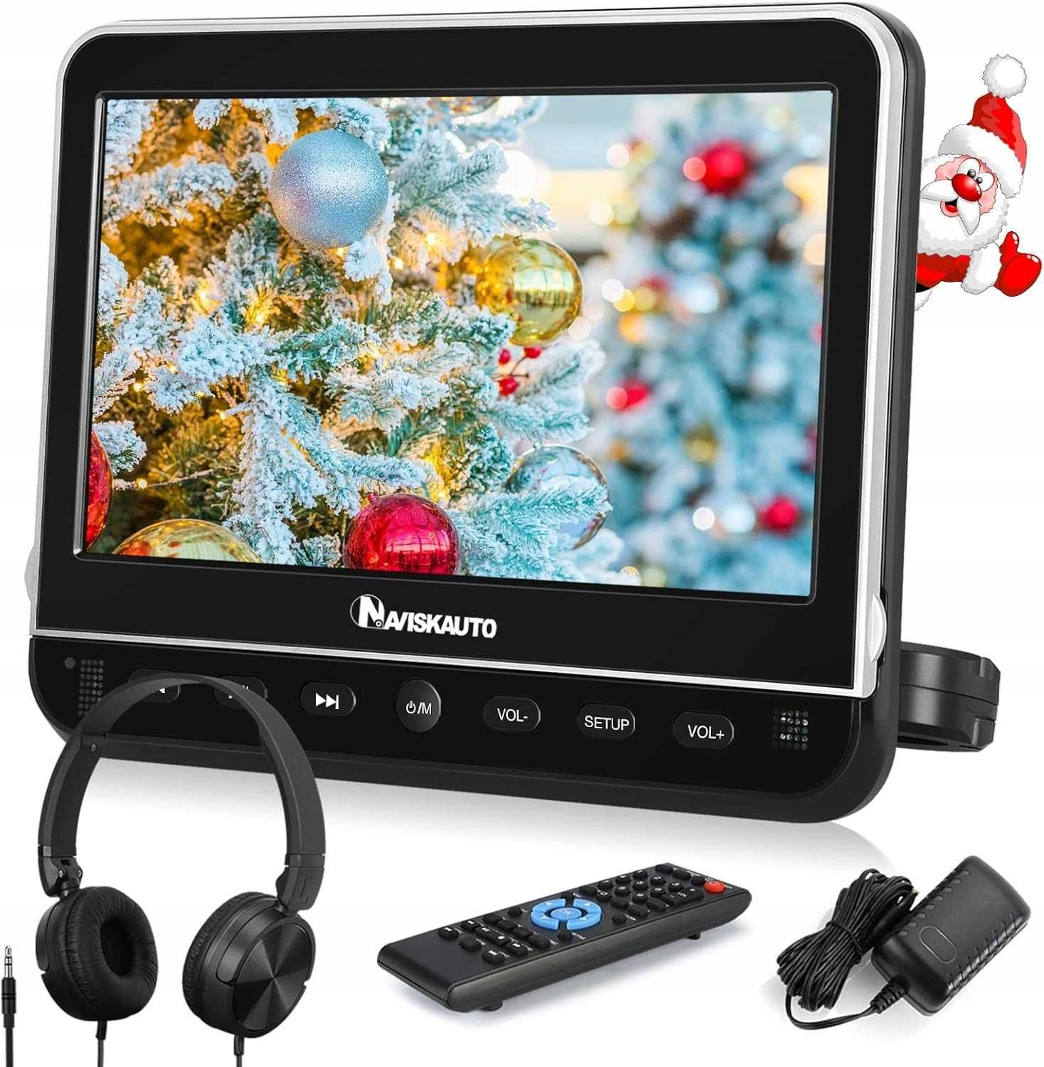 NAVISKAUTO 10,1" odtwarzacz DVD Auto HDMI wejście HD 1080P BR1012B