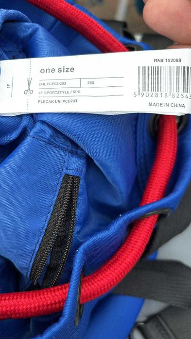 Plecak 4F Worek Torba, plecak piłkarski piłka od kosza piłka nożna