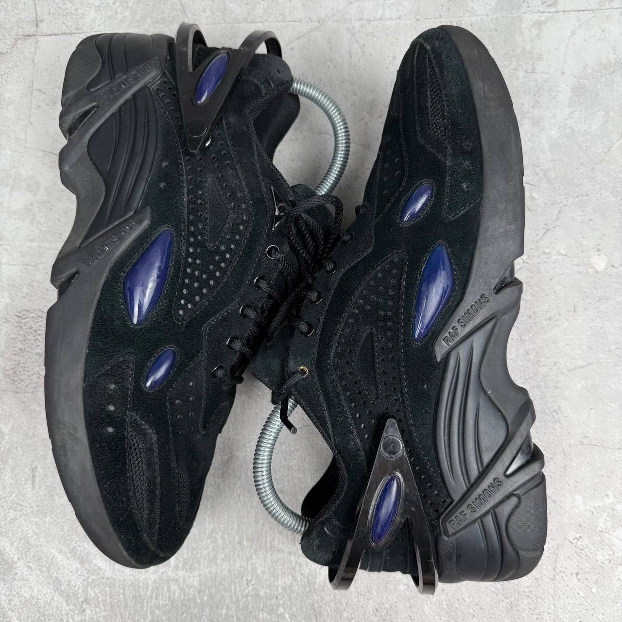 Raf Simons Cylon 21 Suede Black Purple