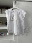 Bluzka Zara r.110 biala haft nowa