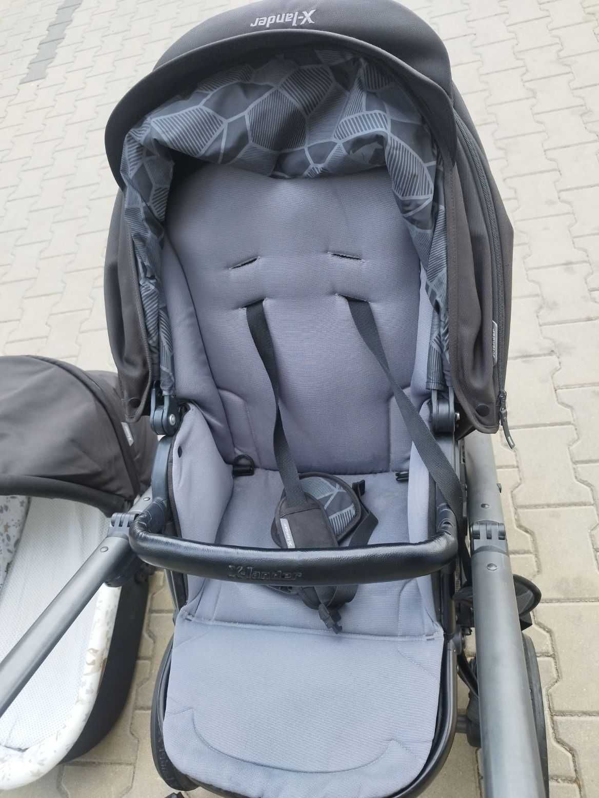 Premium wózek X-Lander X-Move, gondola, adaptery + plecak i dodatki
